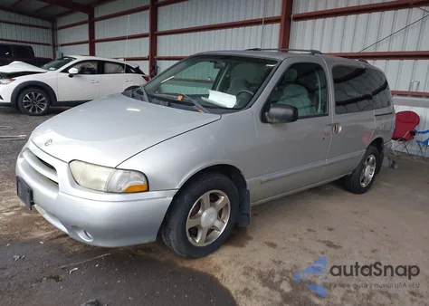 2001 Nissan Quest Gxe z USA, uszkodzony, nr VIN 4N2ZN15T21D828348